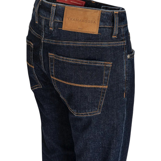 Brando Tapered Fit Denim Blu Raw R-elax Tobacco