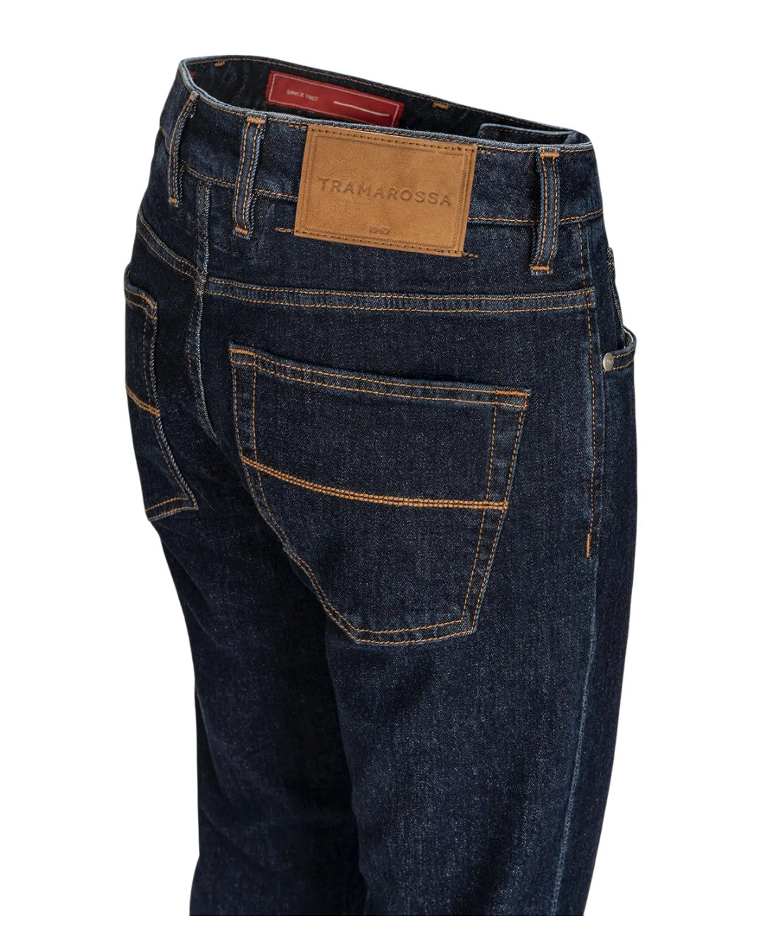 Brando Tapered Fit Denim Blu Raw R-elax Tobacco