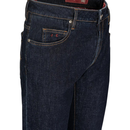Brando Tapered Fit Denim Blu Raw R-elax Tobacco