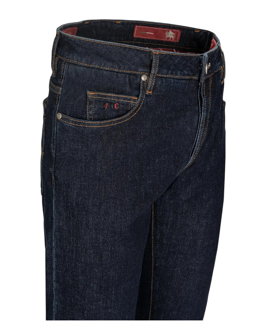 Brando Tapered Fit Denim Blu Raw R-elax Tobacco