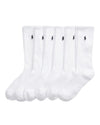 COTTON-BLEND CREW SOCK 6-PACK
