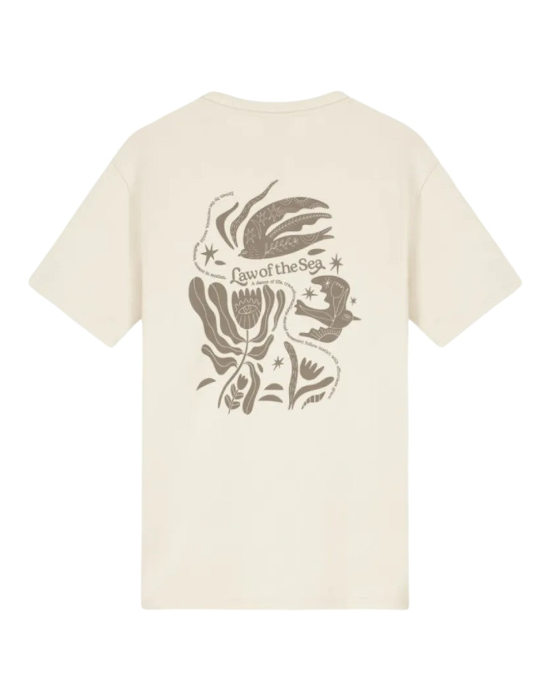 Murmuration Artwork T-shirt Almond Milk