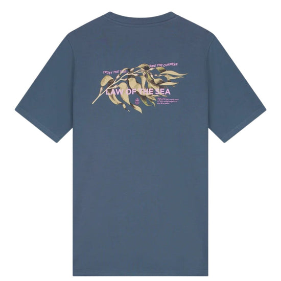 Swept Artwork T-shirt Mood Indigo
