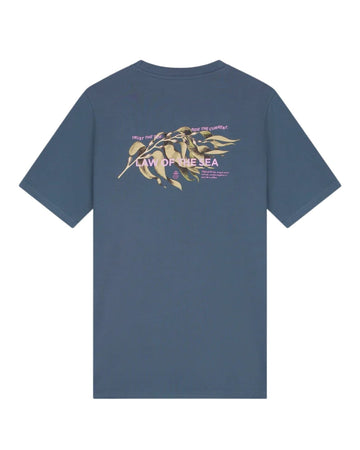 Swept Artwork T-shirt Mood Indigo