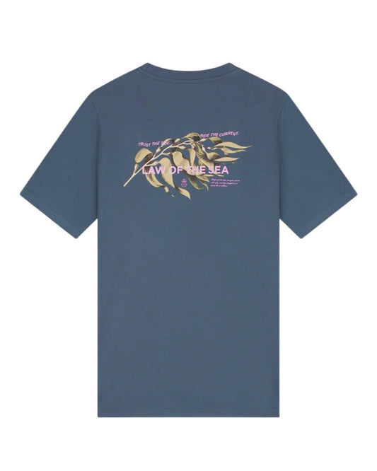 Swept Artwork T-shirt Mood Indigo