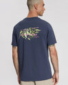 Swept Artwork T-shirt Mood Indigo