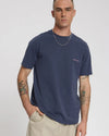 Swept Artwork T-shirt Mood Indigo