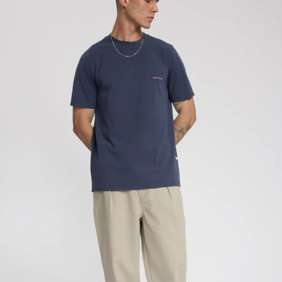 Swept Artwork T-shirt Mood Indigo