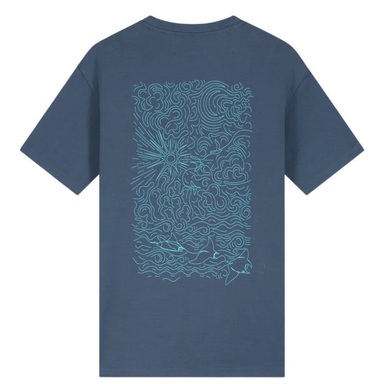 Passage Artwork T-shirt Mood Indigo