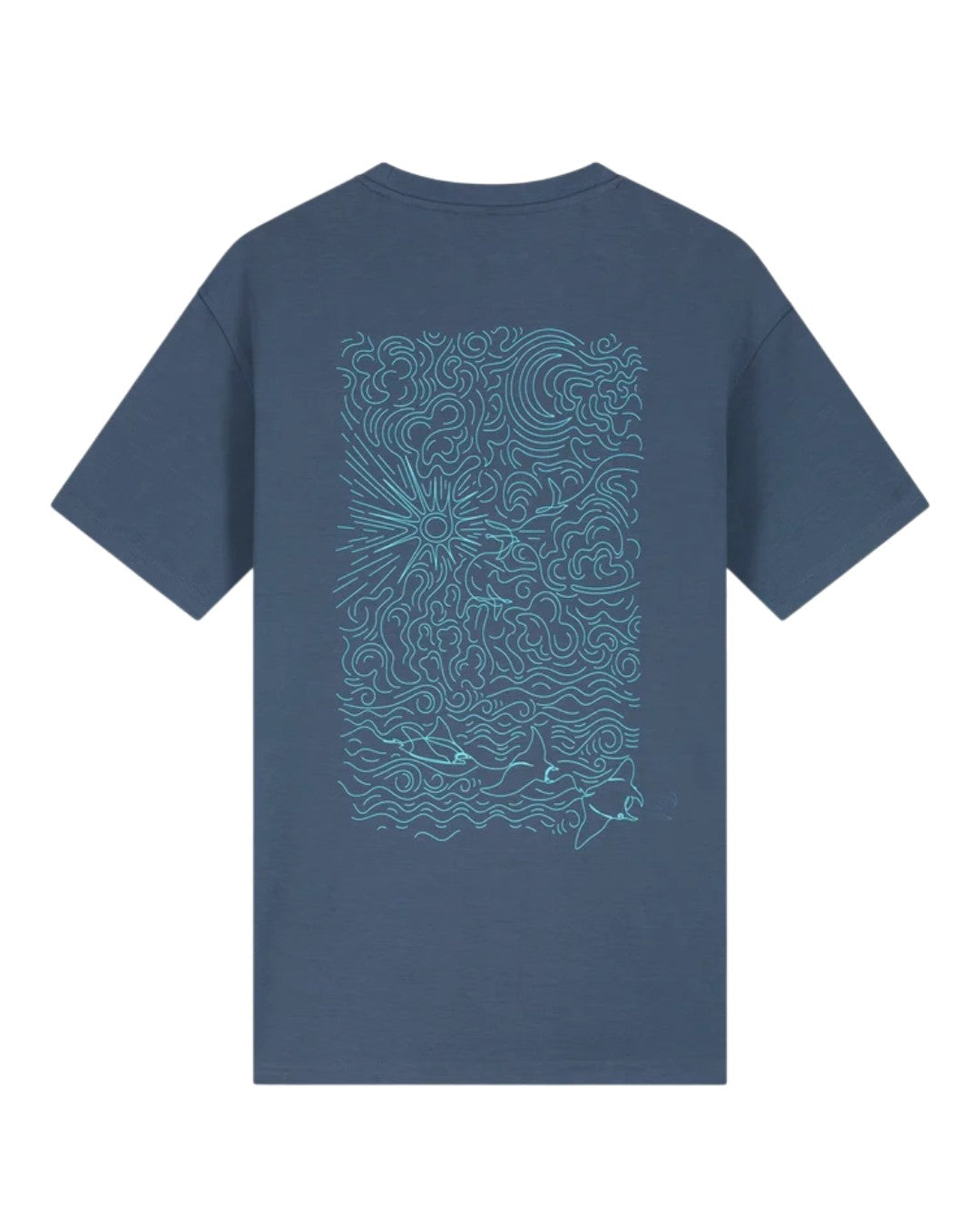 Passage Artwork T-shirt Mood Indigo