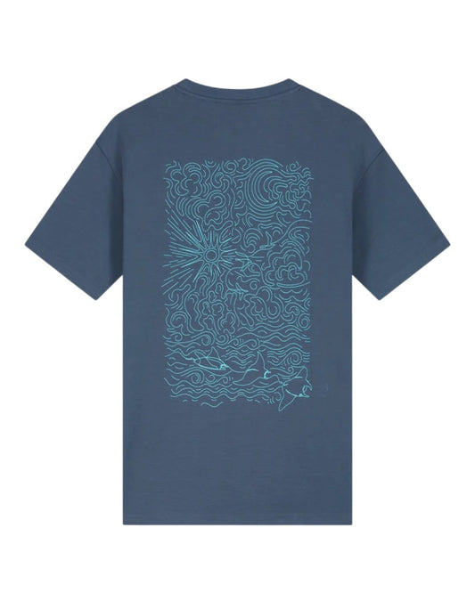 Passage Artwork T-shirt Mood Indigo