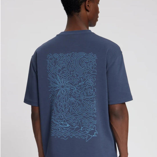 Passage Artwork T-shirt Mood Indigo