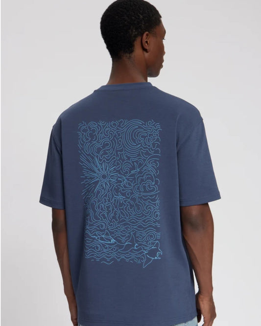 Passage Artwork T-shirt Mood Indigo