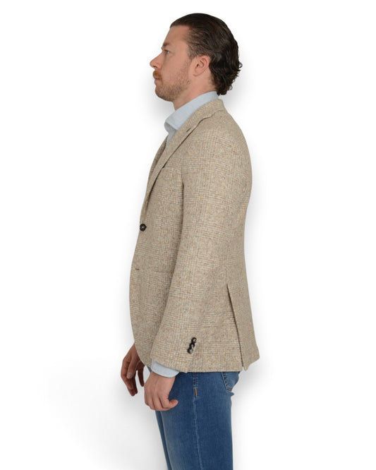 Breras Napoli Prince of Wales Vest Beige