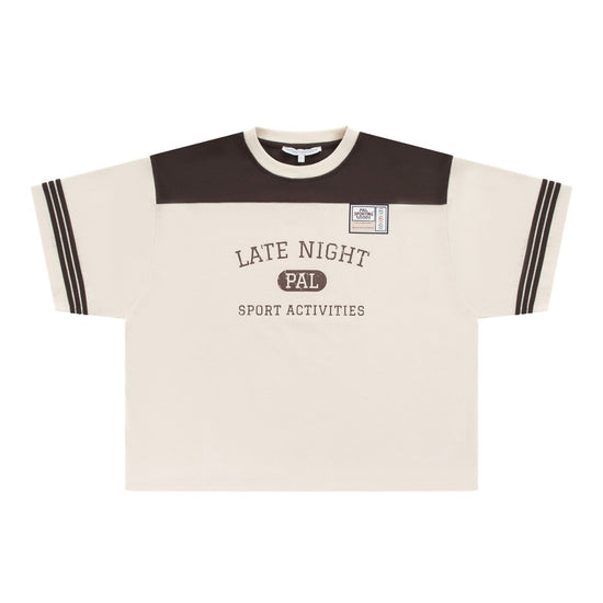 Late Night Sport T-shirrt Marsmallow