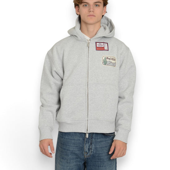 Ernest Full Zip light grey marl