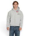 Ernest Full Zip light grey marl