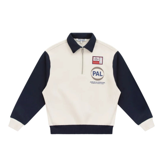 Pre Game half Zip Marsmallow