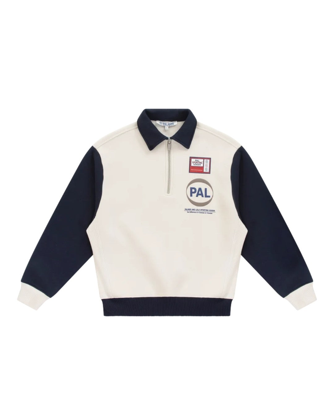 Pre Game half Zip Marsmallow