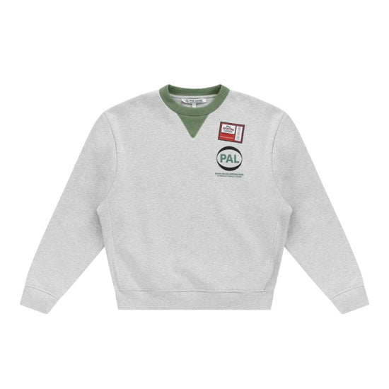 Pre Game Crewneck Light Grey Marl