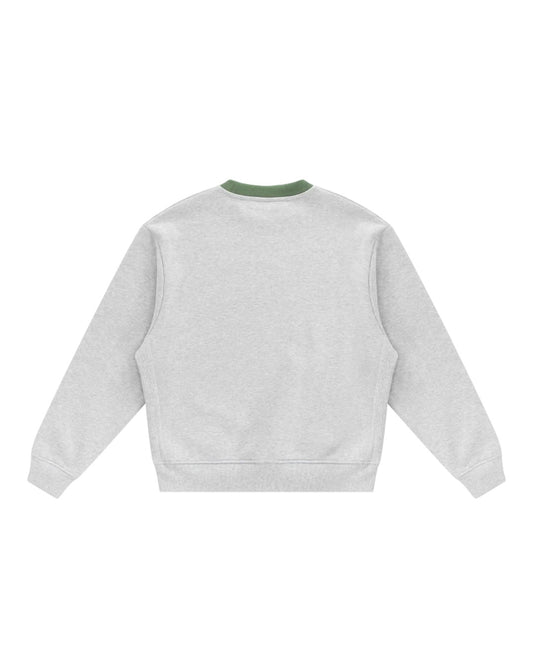 Pre Game Crewneck Light Grey Marl
