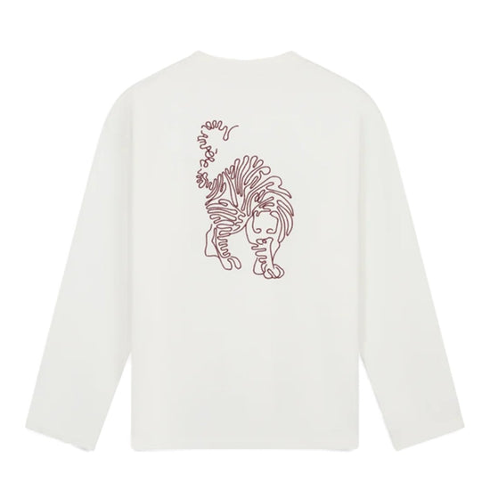Ellen Dry Jersey Longsleeve Tee in White