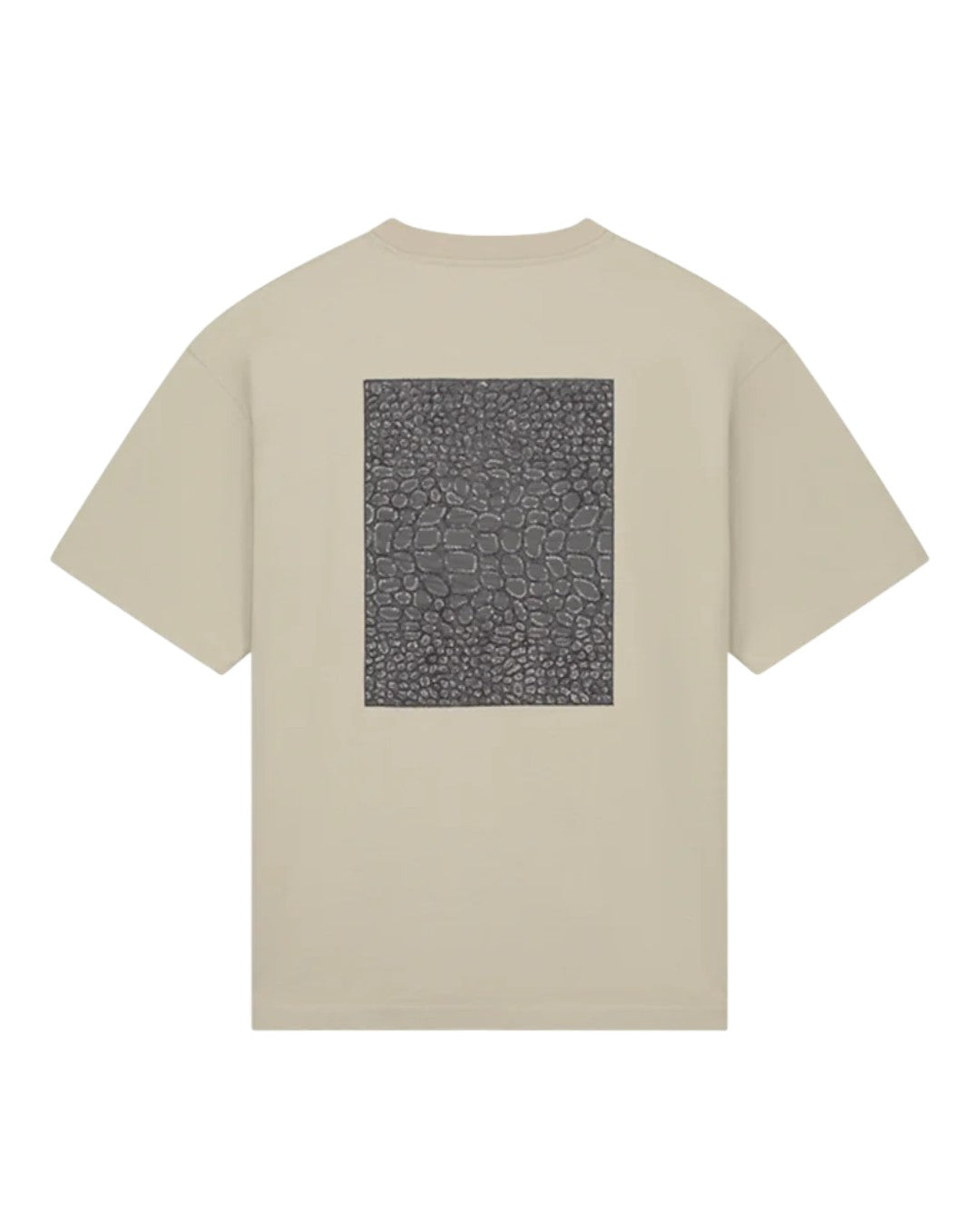 August Dry Jersey Open End Tee Abbey Stone