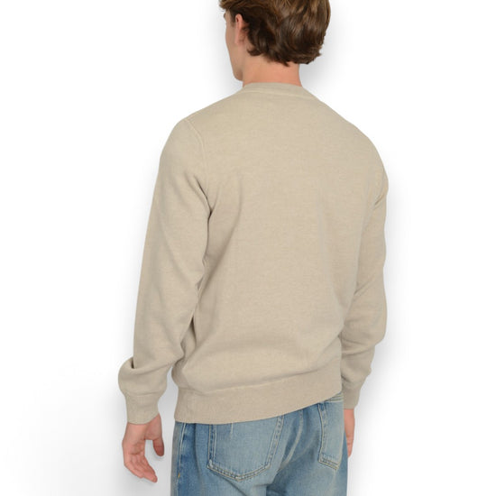 Wool Cashmere Mockneck Ecru Tortilla