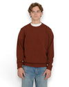 Wool Cashmere Roundneck Caramello Mattone