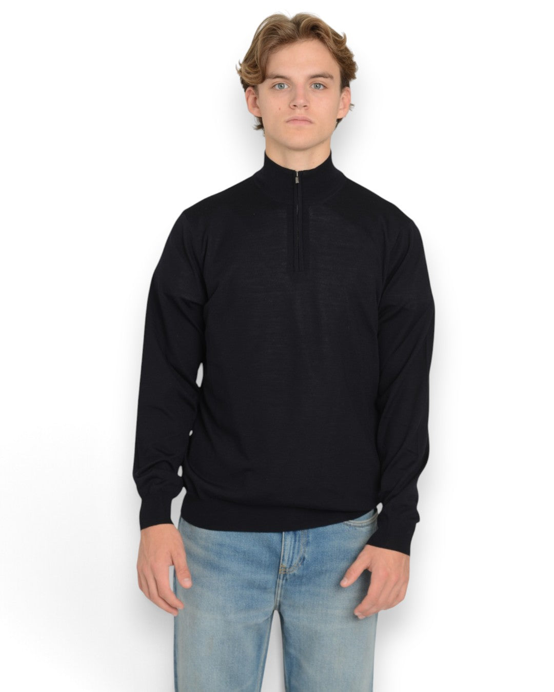 Royal Merinos Halfzip Navy