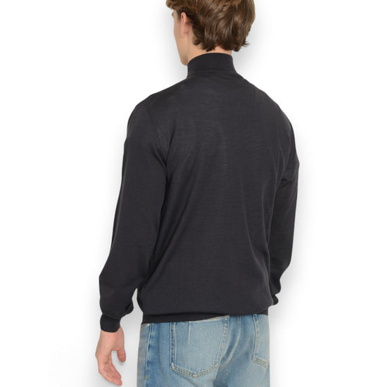 Royal Merinos Halfzip Asfalto
