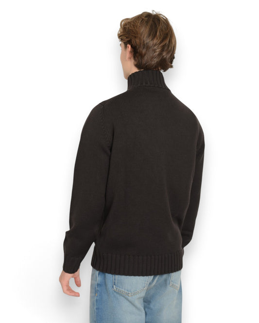 Merinos 5 Gauge Halfzip Cioccolato