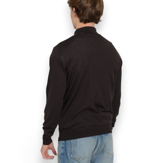 Royal Merino Zip Polo Caff�