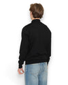 Royal Merino Zip Polo Black