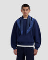 Dotted Monogram Crewneck Blue