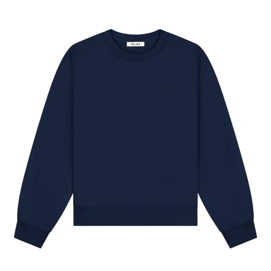 Dotted Monogram Crewneck Blue