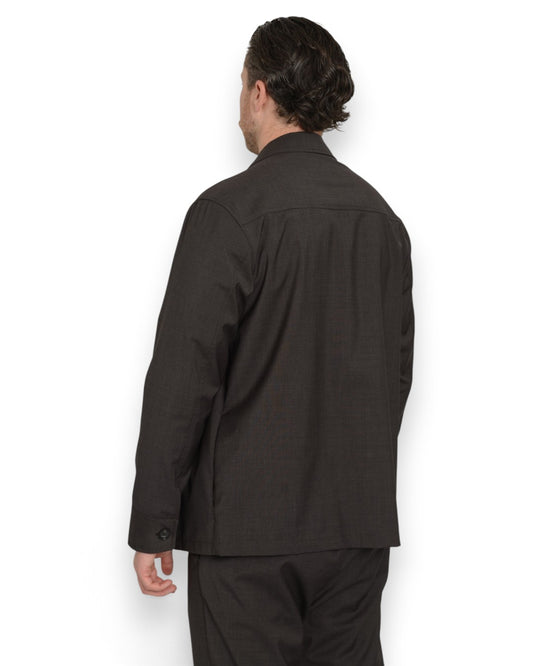Overshirt With Chest Moro  Patch Pockets