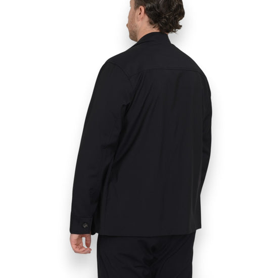 Overshirt With Chest Notte Patch Pockets Blue