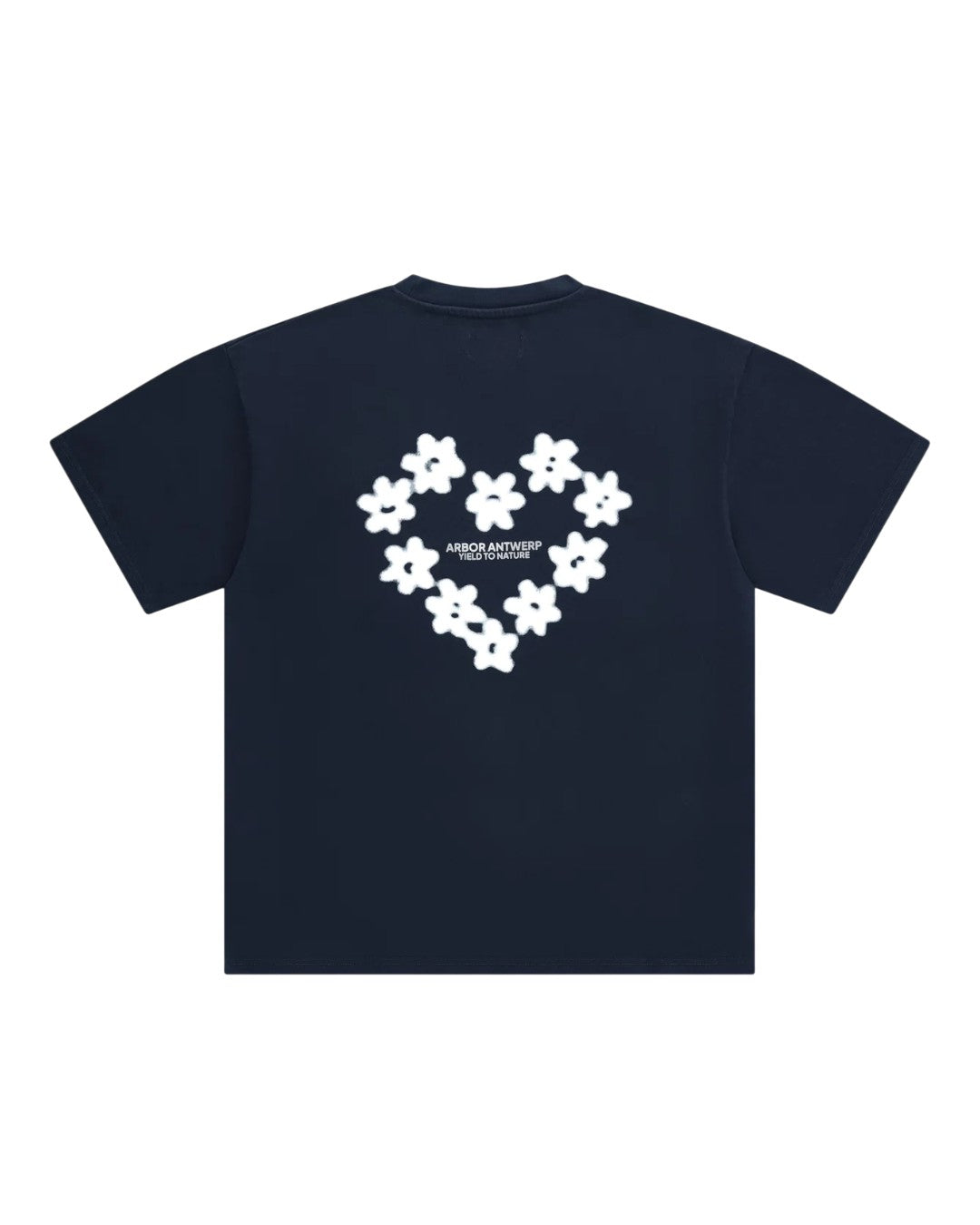 Faded Flower T-shirt Blue