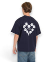 Arbor Antwerp Faded Flower T-Shirt Blue
