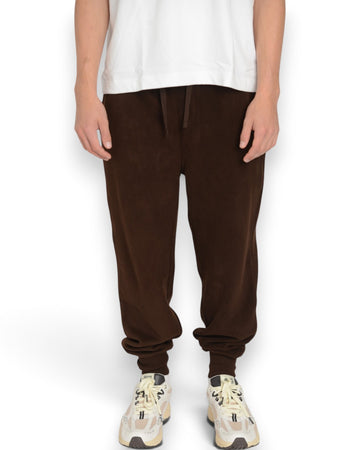 Brown fleece jogger