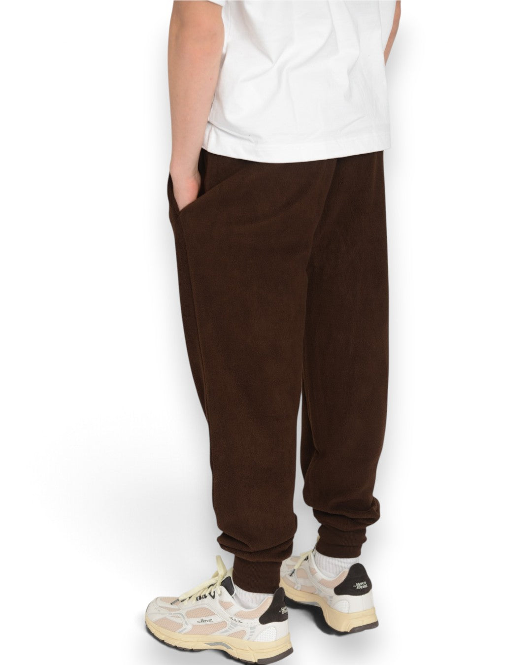 Brown fleece jogger