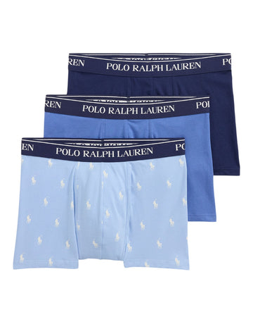 CLASSIC STRETCH-COTTON TRUNK 3-PACK NAVY