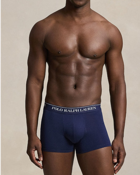 CLASSIC STRETCH-COTTON TRUNK 3-PACK NAVY