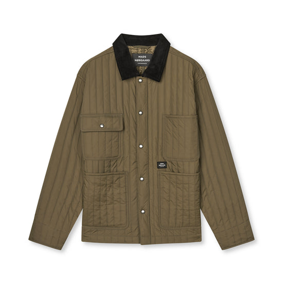 Quilt Chore Jacket Brown