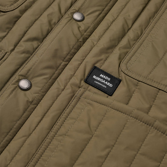 Quilt Chore Jacket Brown