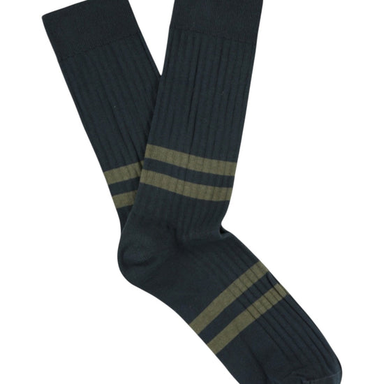 Stripes Socks Blue/Olive