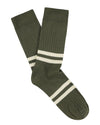 Stripes Socks Khaki/Ecru