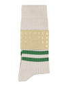 Stripes Ecru/Green Socks