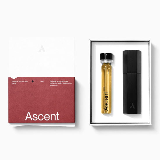 Refillable Perfume Starter Pack Black / Red
